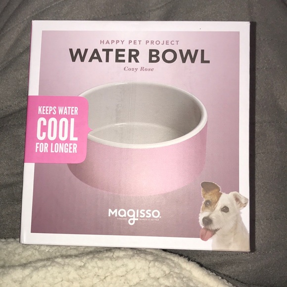 Magisso Cozy rose medium water bowl New - Picture 2 of 4
